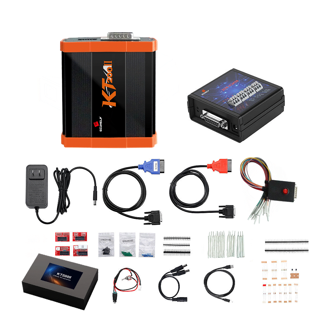 NEW KT200II ECU Programmer ChipTuningKit KT200II ECU/TCU programmer Support OBD/BENCH/BOOT/JTAG/BDM Multiple Protocols